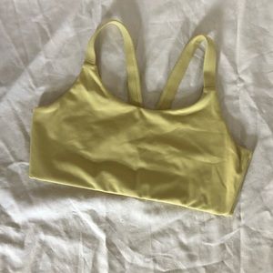 Chartreuse Girlfriend Collective Bra